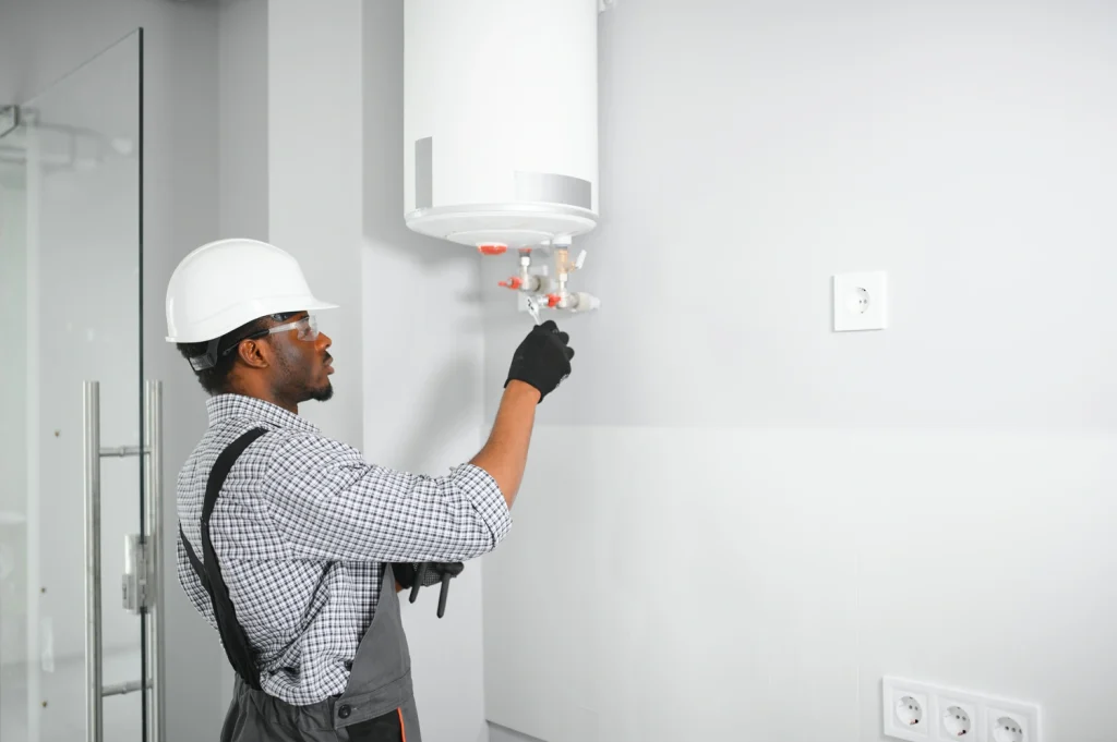 tankless water heater install