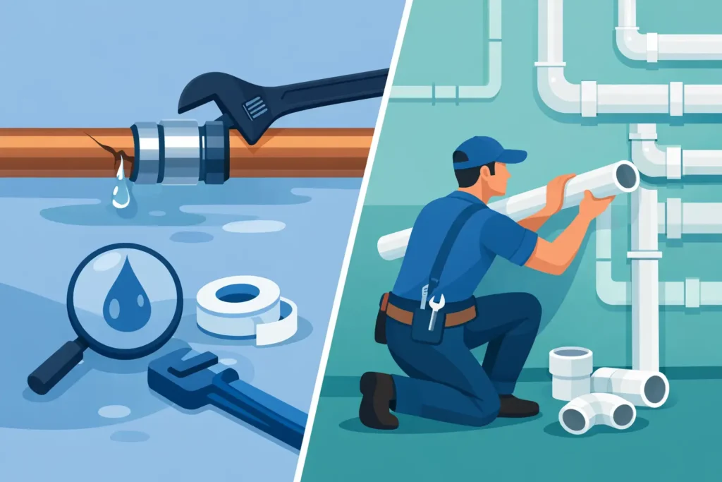 Spot Repair Versus Repiping: Which Fits?