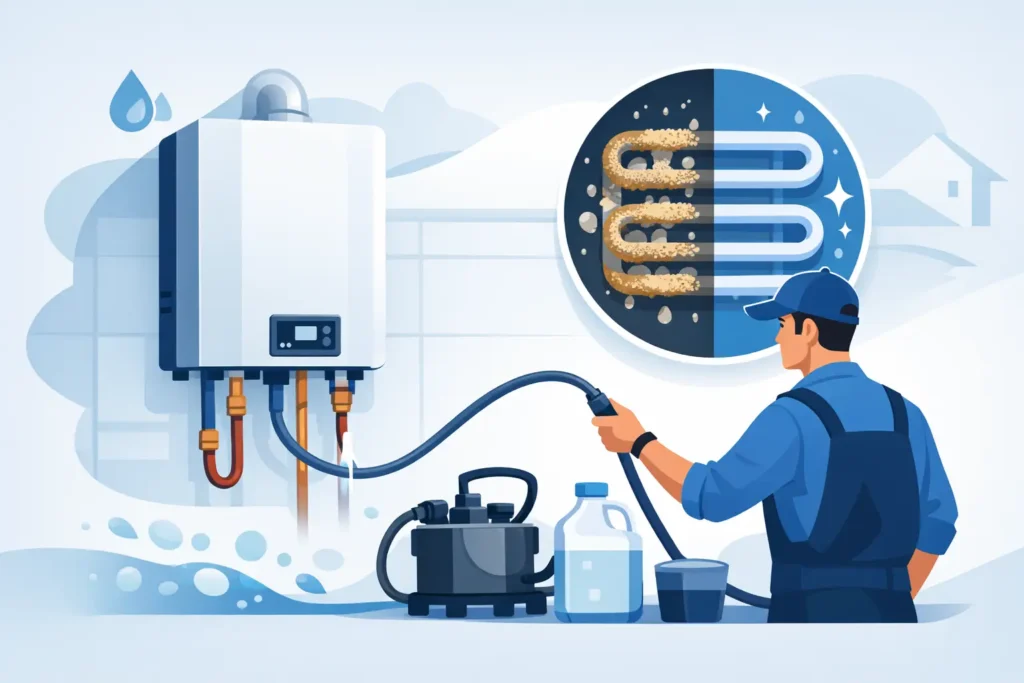 Wesley Chapel Tankless Water Heater Descaling Service Explained Plumbers