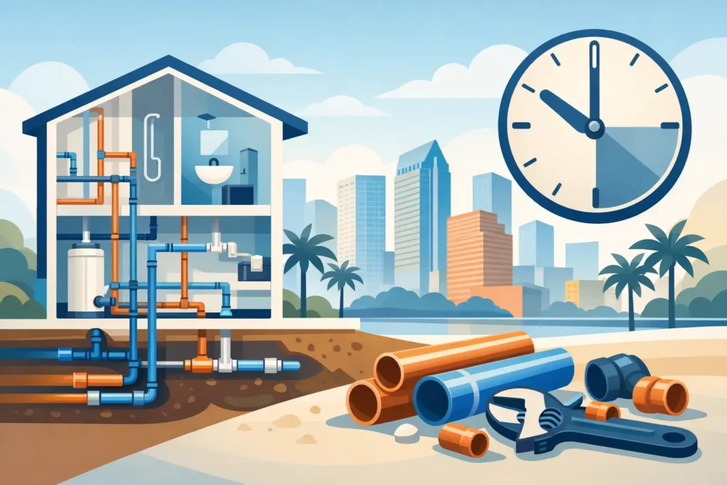 Wesley Chapel Whole House Repiping Tampa: When It’s Time Plumbers