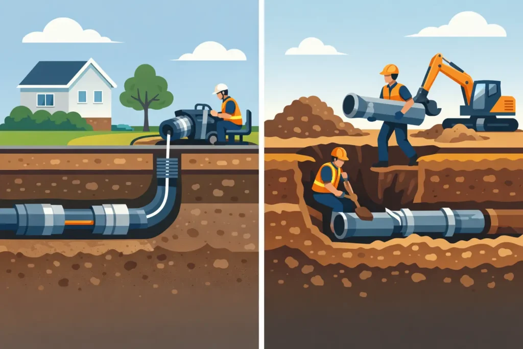 Trenchless Versus Traditional Sewer Repair