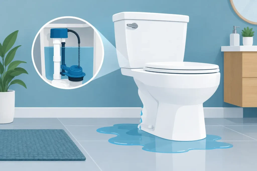 Why Toilets Leak and What the Water Tells You